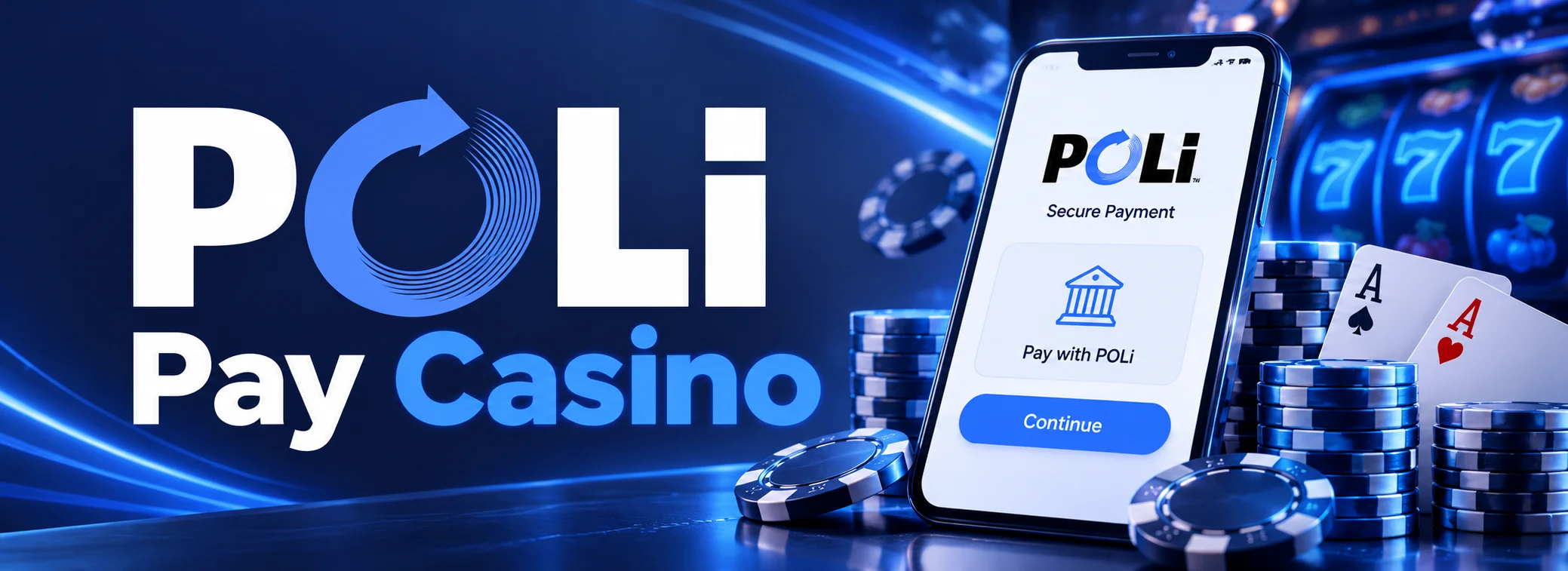 POLi Pay Casino New Zealand welcome bonus banner with NZ$1,000 and 100 free spins